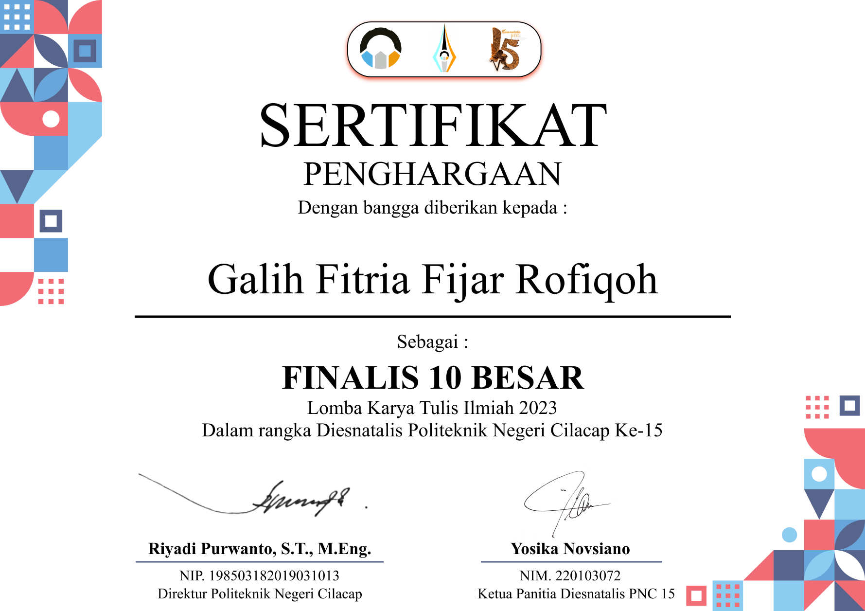 Sertifikat Sertifikat 3